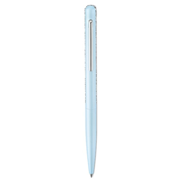 Crystal Shimmer Ballpoint Pen, Light Blue, Chromed plated